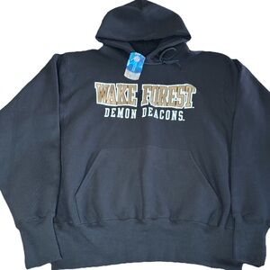 Vintage The Game Wake Forest Demon Deacons Hoodie 
USA made